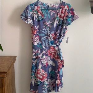 Charlotte Russe floral wrap dress